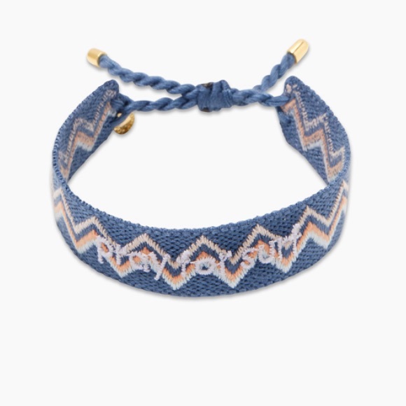 NWT Gorjana Pray for Surf Woven Bracelet